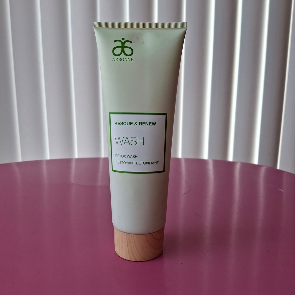 Arbonne Rescue & Renew Detox Wash 8 fl oz Body Cleanser Discontinued Vegan